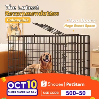 cat cage 4 layer dog cage ♘✨24H Ship✨Dogs Cage Collapsible Large Space With Poop Tray For Cat Rabbit