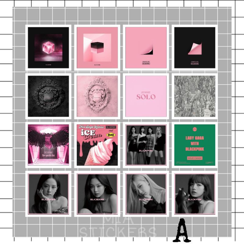 Blackpink Stickers Album Cover (Blackpink Discography) | Shopee Philippines