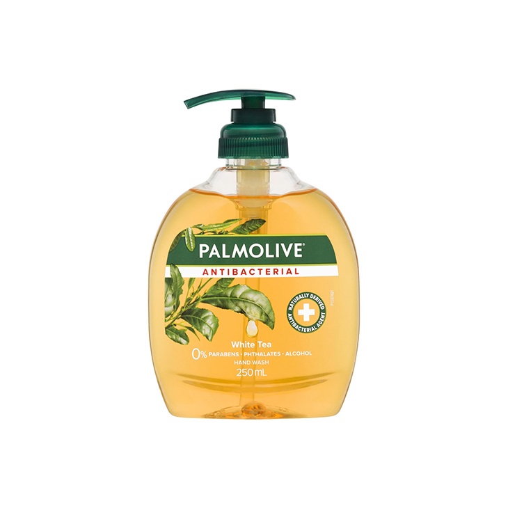 Palmolive Liquid Hand Soap Antibacterial White Tea 250ml Shopee