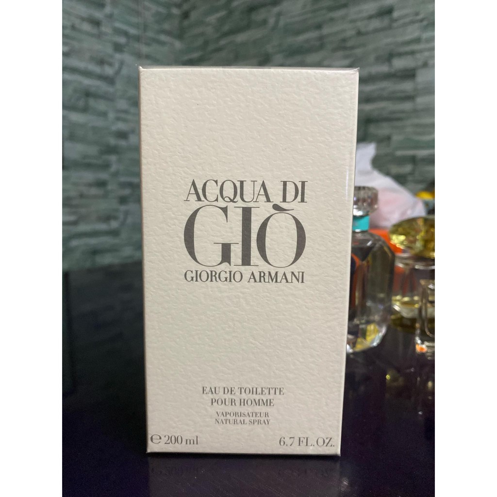 acqua di gio eau de toilette 200ml