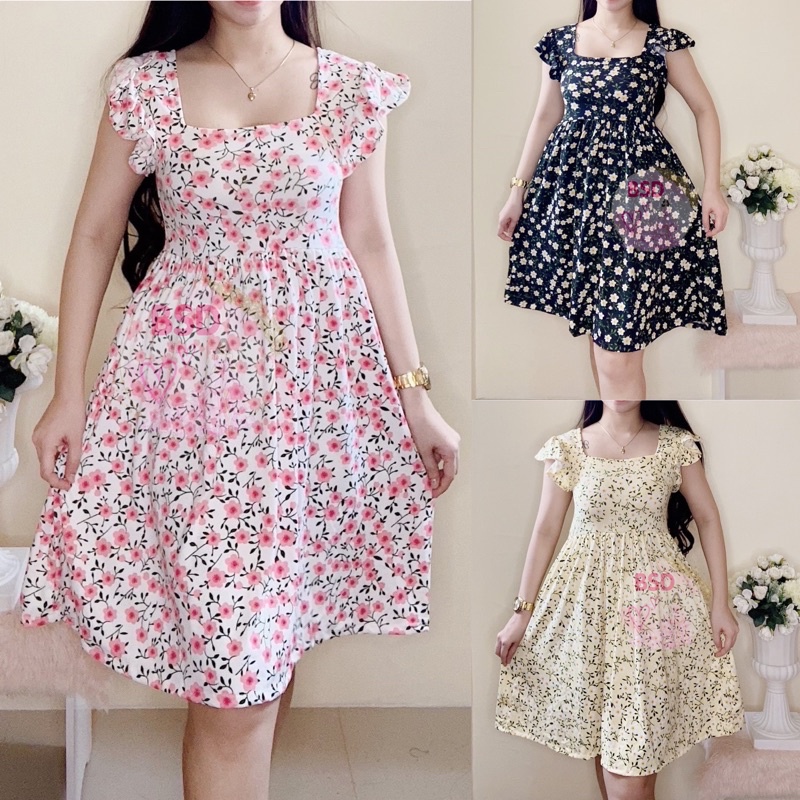 BEST SELLER ELSA VINTAGE DRESS (BEST SELLER DRESS)(BSD) Shopee