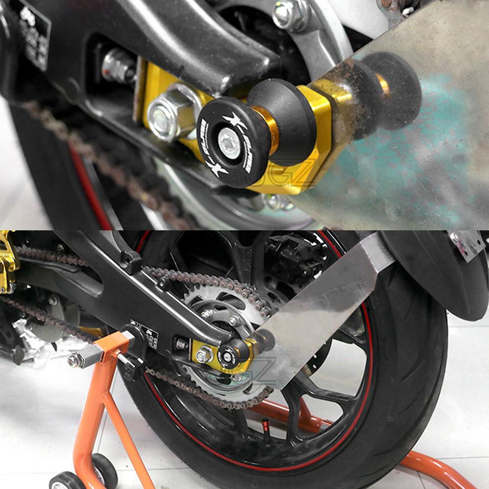 Motorcycle Swingarm Spools Stand Holder with 6mm 8mm 10mm CNC Aluminum