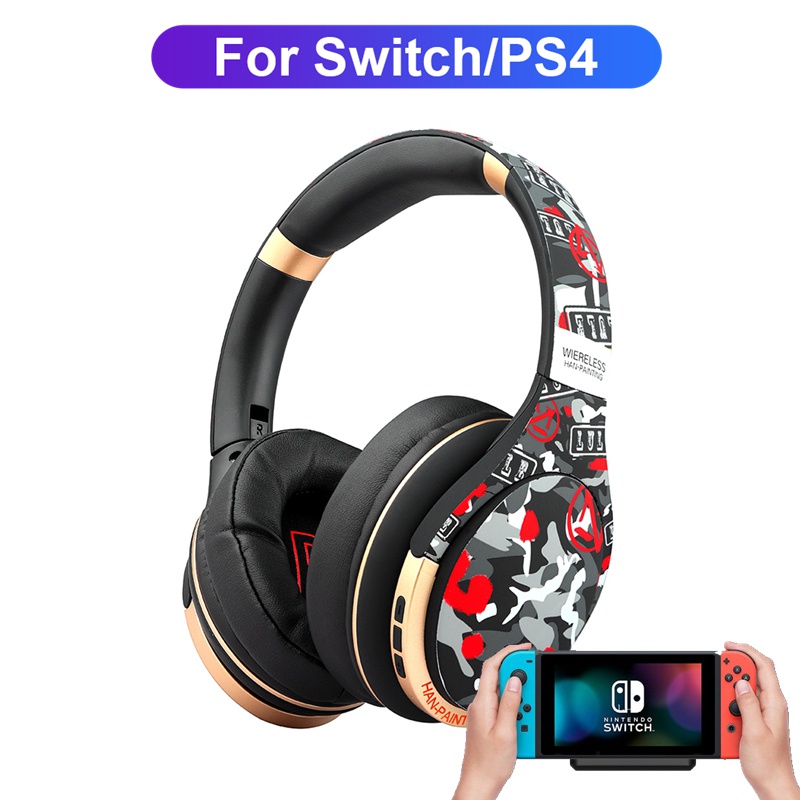 Wireless Bluetooth Headphones With Mic For Ps4 Ps5 Nintendo Switch Transmitter Gamer Headsets Pc Shopee Philippines