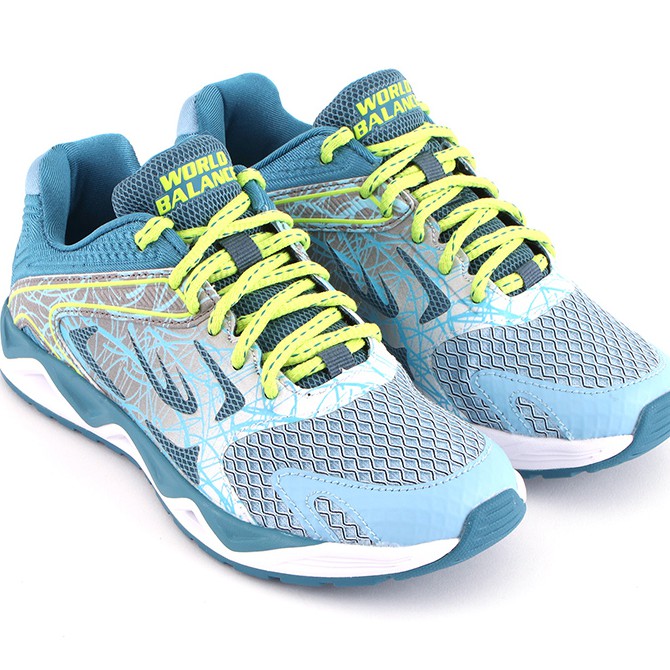 ladies blue walking shoes