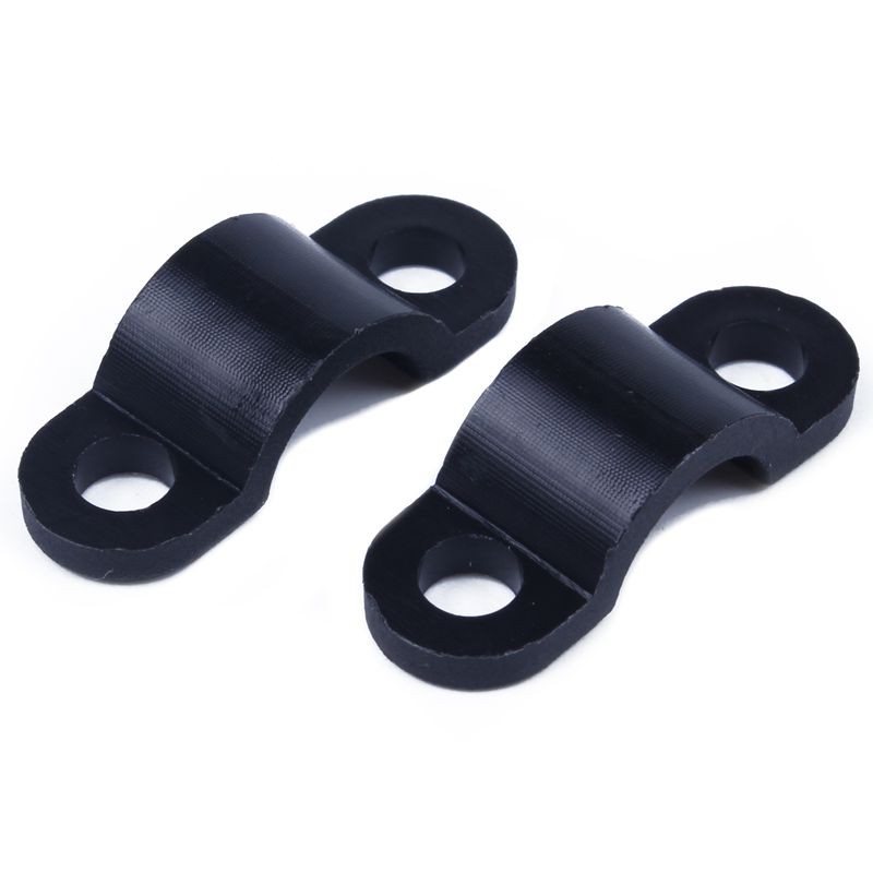 70Pcs Screws Mounted Arched Cable Clamp Clip 21 x 7mm for 3mm Wire