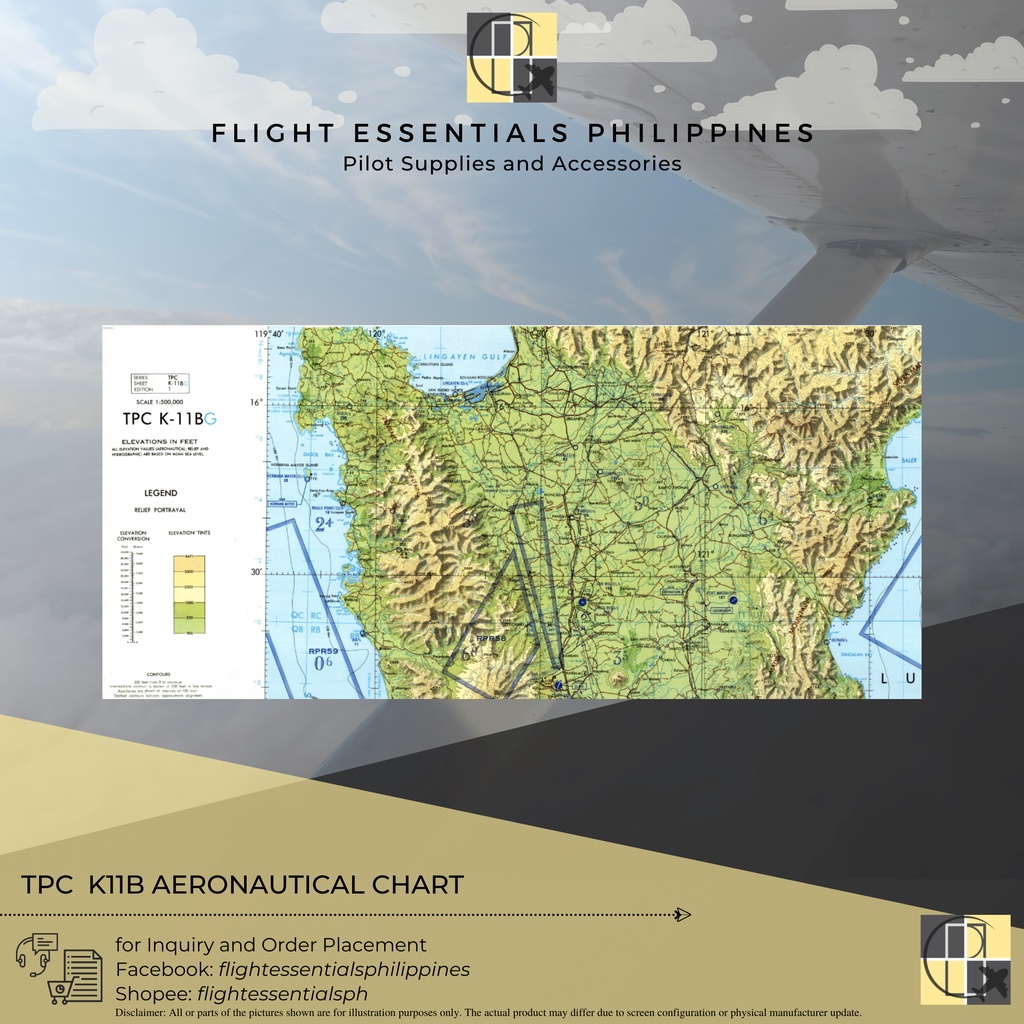 Aeronautical Chart / TPC Map TPC Chart K11B Shopee Philippines