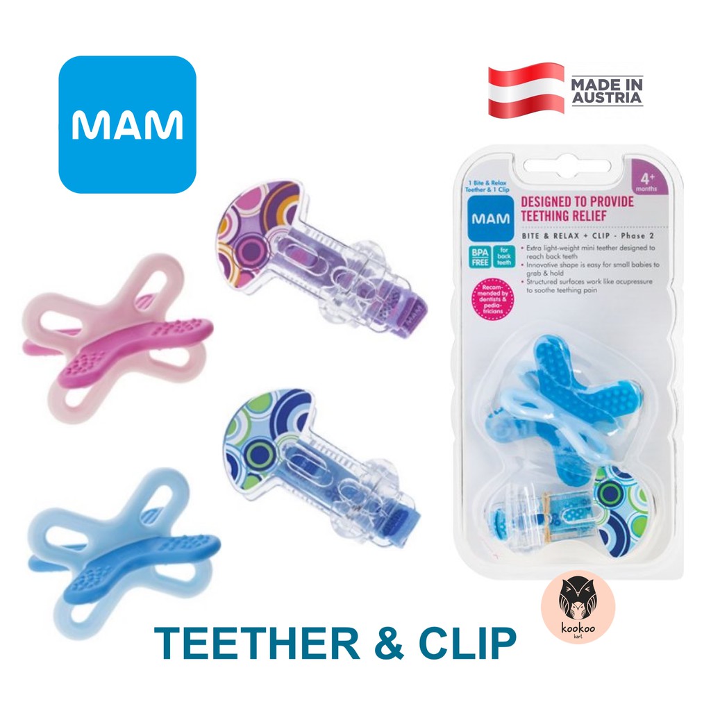 mam bite and relax teether