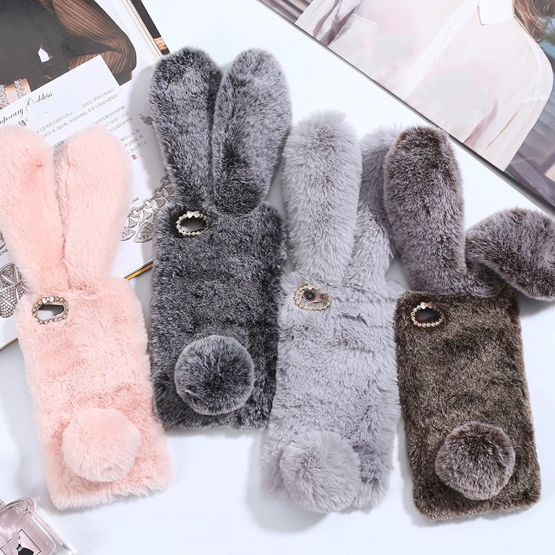 Laudtec Fur Rabbit Case Luxury Cute Toy Warm Handmade Bunny Furry Soft Rabbit Fur Plush Girl Phone Case For Iphone 12 Pro Max Buy Soft Rabbit Case Vanillatech Net