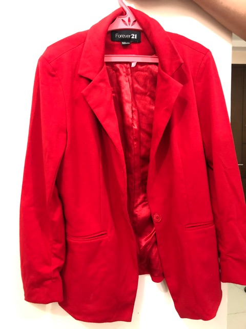 forever 21 red jacket