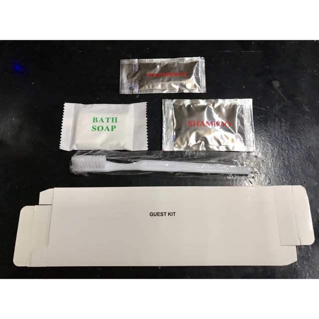 Hotel Toiletries Guest Kit Box Set COMBO 3 (10 sets per order) Shopee