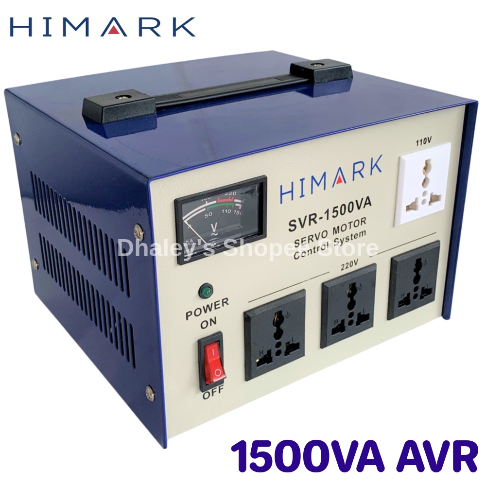 Himark AVR Automatic Voltage Regulator 1500watts SVR1500VA Servo Type