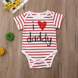 Baby Grow Babe With The Power Red and White Stripe