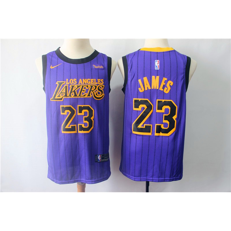 purple lakers lebron jersey