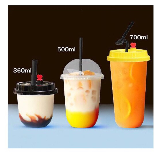 50pcs U Shape U Shape Cup Milk Tea Cup Shopee Philippines