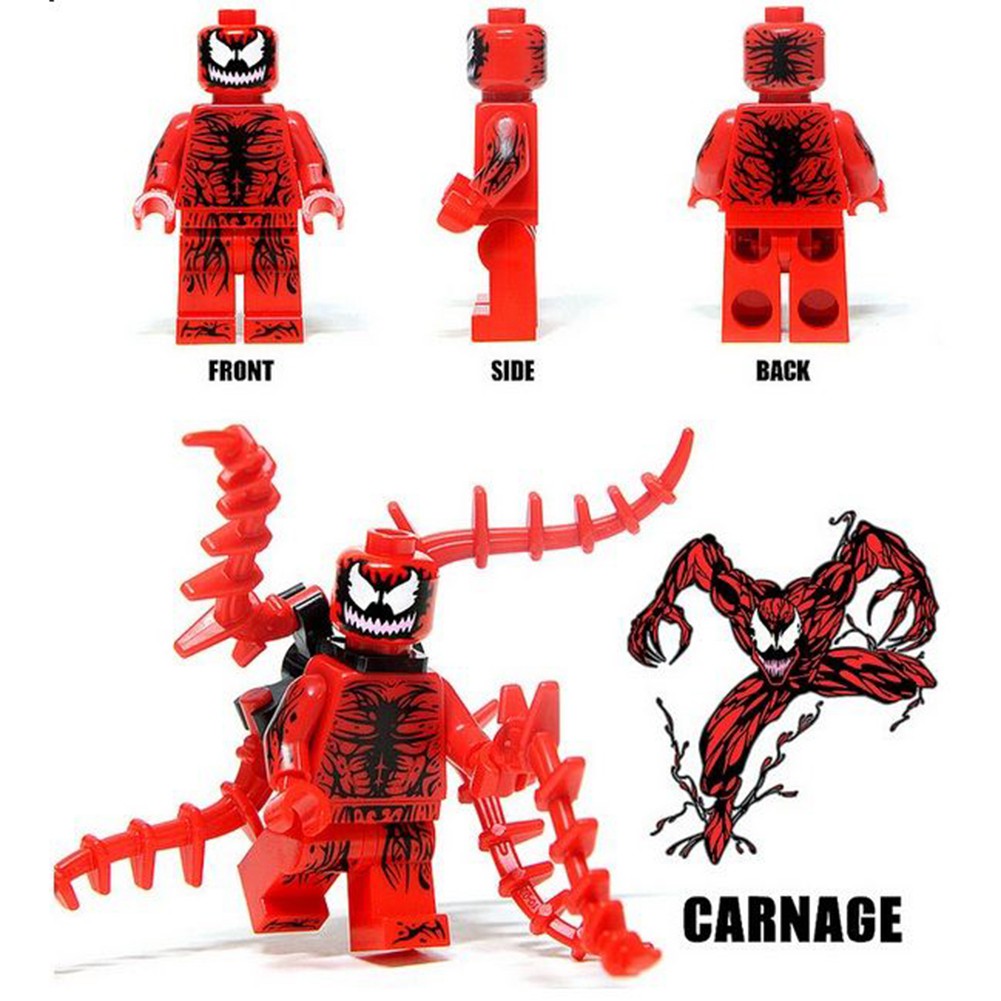 carnage lego minifigure