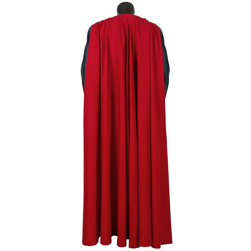 Superman Man of steel Cosplay Costume Clark Kent Jumpsuit Zentai Cloak Outfit