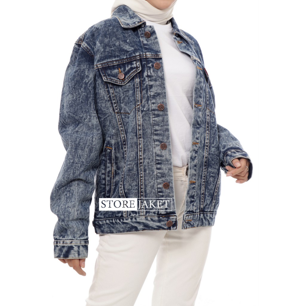 oversized denim jean jacket