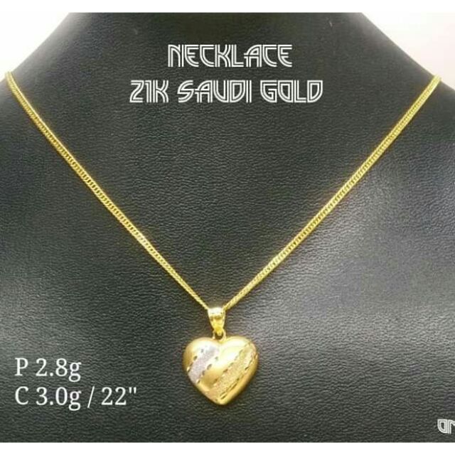 21k Saudi Gold Necklace Shopee Philippines