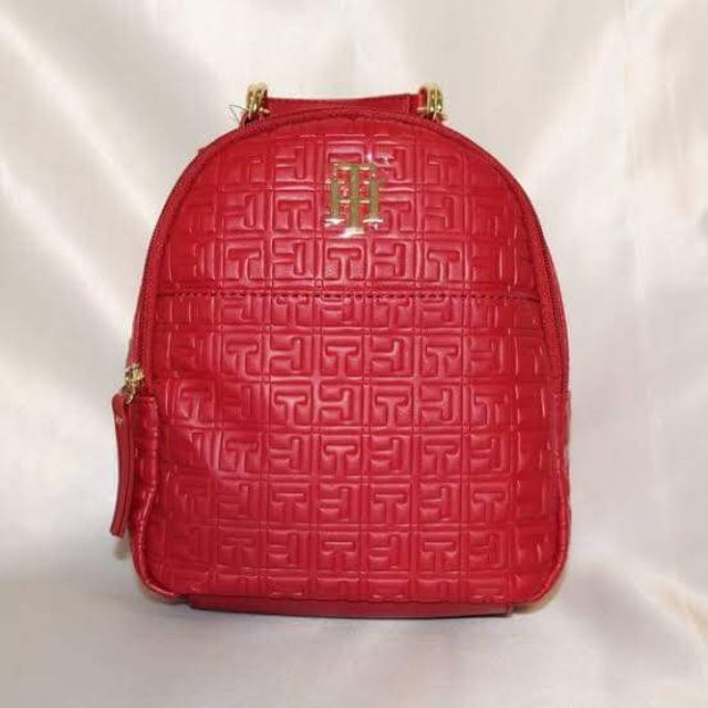 tommy hilfiger small red bag