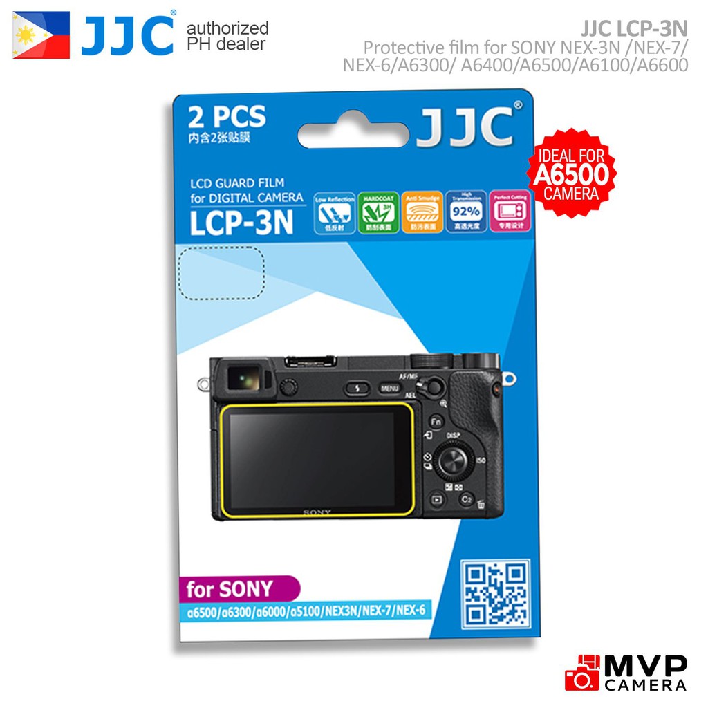 6 7 NEX JJC Film Protecteur décran LCD pour Sony NEX 3N/NEX 