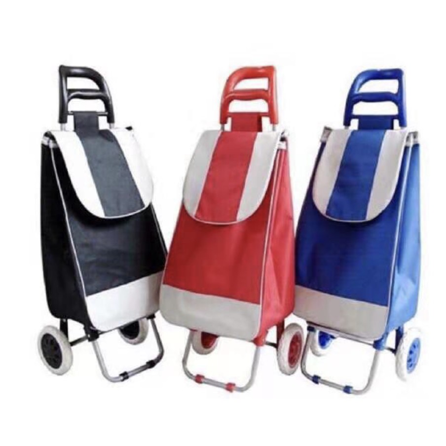 Lightweight folding collapsible shopping cart trolley push cart grocery