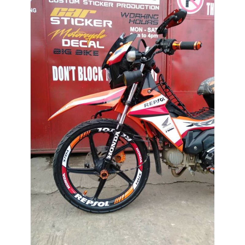 Honda XRM Repsol Mags Sticker Decals | Shopee Philippines