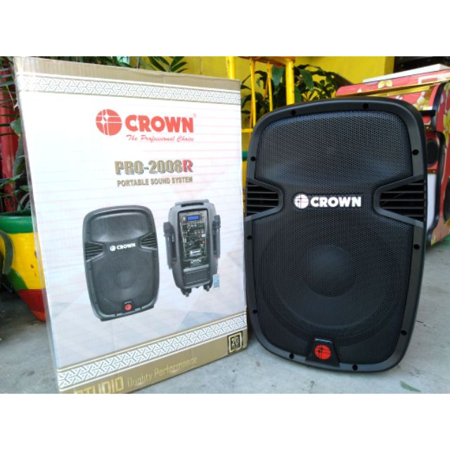 Crown portable best sale sound system