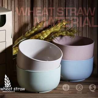 Liens 4pcs/Set Soup Bowls Wheat Straw Eco friendly Bowl Set /Storage Bowls/Dipping Bowls #5