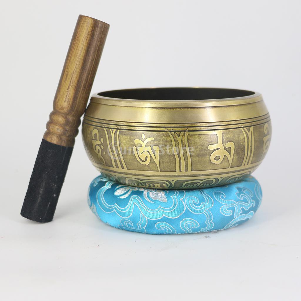 12cm Colorful Blesiya Handmade Tibetan Nepal Singing Bowl Cushion for Meditation Parts 