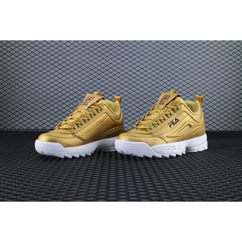 fila sneakers gold