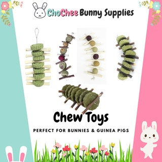 Grass cake/ball w/ apple sticks - Chew Toys for Rabbits, Chinchillas, Guinea Pigs & other small pet