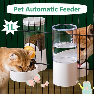 Pet/ Dog/Cat 1L Hanging Automatic water/feeder ,Automatic water/food Dispenser,Water Bowl Food Bowl