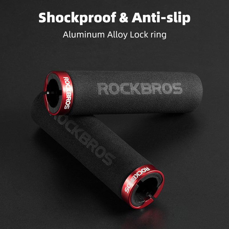 ROCKBROS MTB Road Bike Grips Antislip Cycling Sponge Handlebar Grips