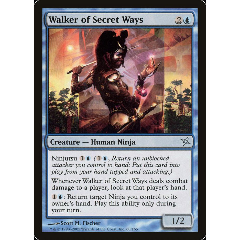 Mtg X Walker Of Secret Ways X Betrayers Of Kamigawa Shopee Philippines