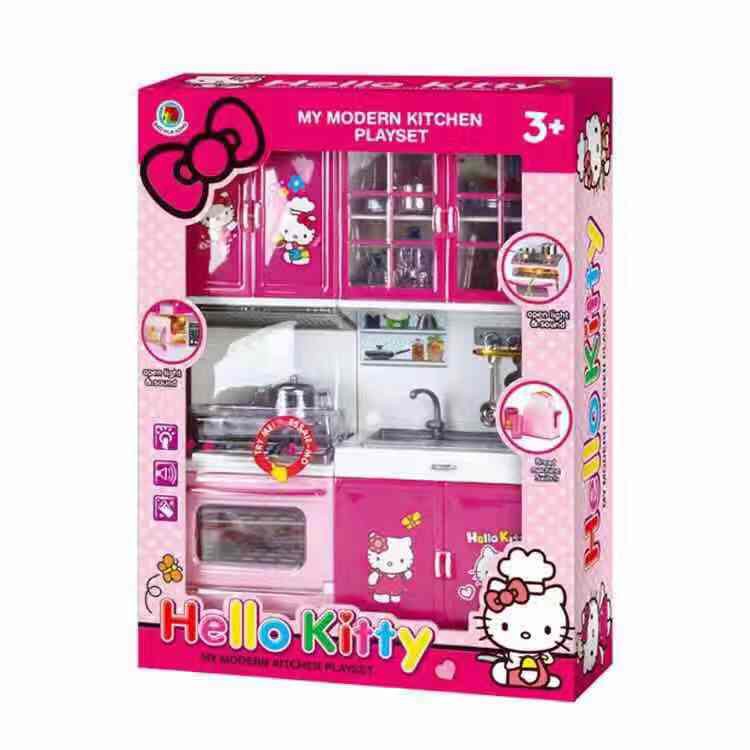 modern kitchen set hello kitty