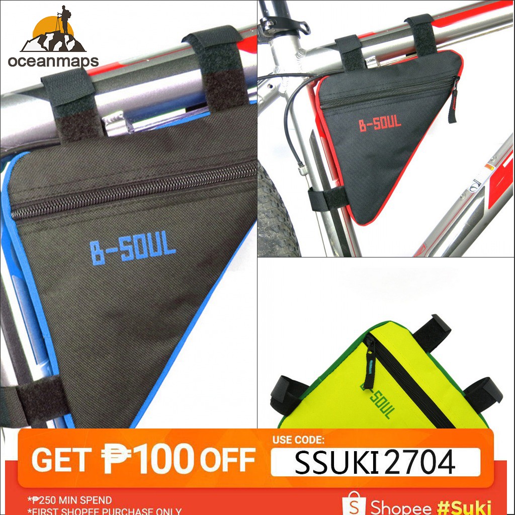 triangle bike frame bag