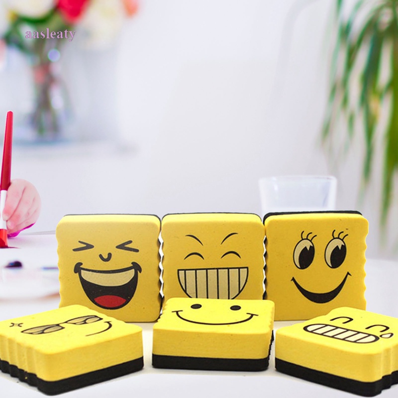 Aasleaty 6 Pack Dry Erase Erasers Assorted Colors Whiteboard