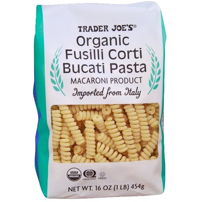 Trader Joe's Organic Fusilli Corti Bucati Pasta (454g) | Shopee Philippines