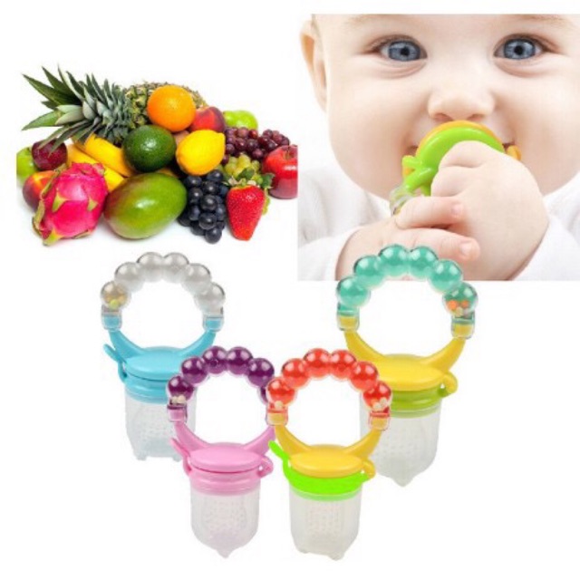 baby fresh food and fruit feeder pacifier nibbler