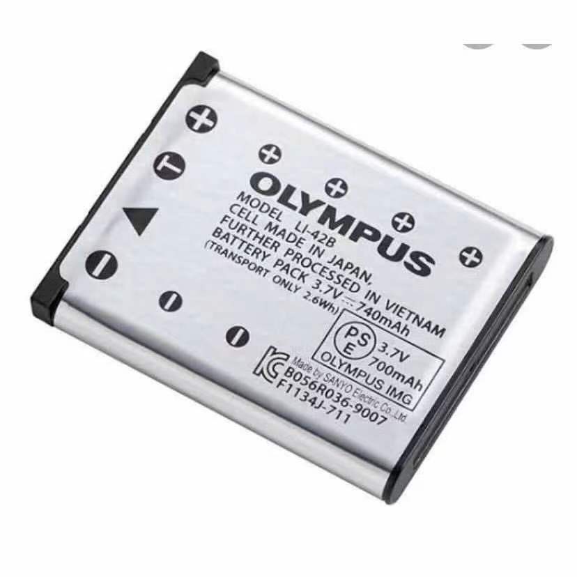 olympus model li 42b battery pack 3.7 v 740mah