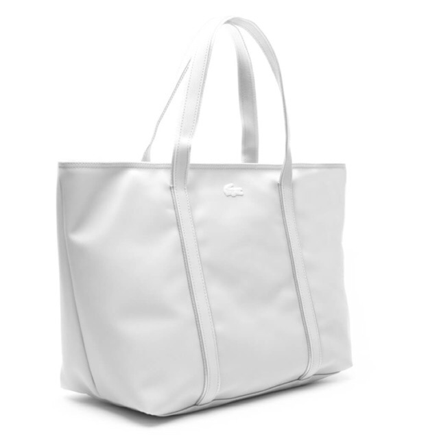 lacoste white bag