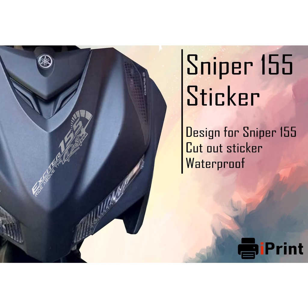 Yamaha Sniper 155 Sticker Sniper 155 Decals, Cut out, Waterproof