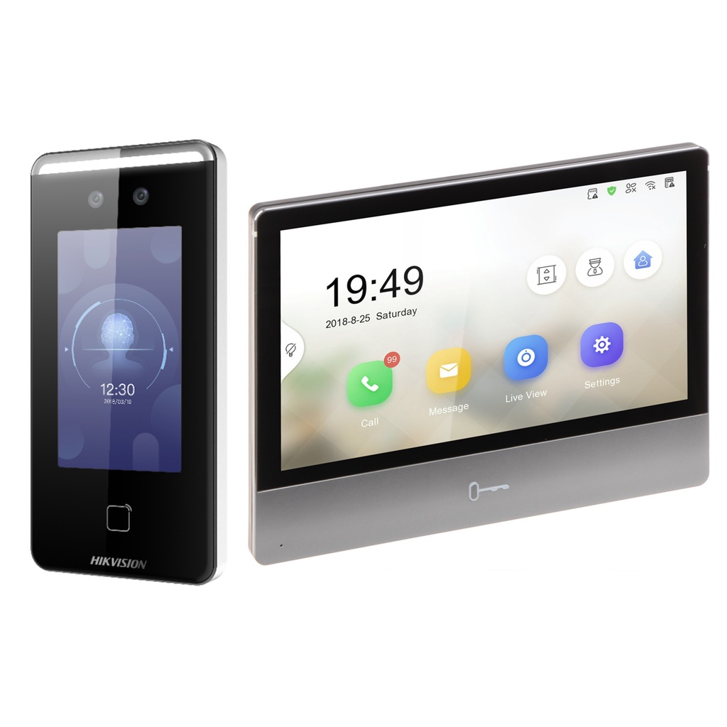 Hikvision Ds-Kis901-P Facial Ip Intercom Kit | Shopee Philippines