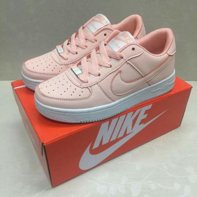 salmon pink air force ones