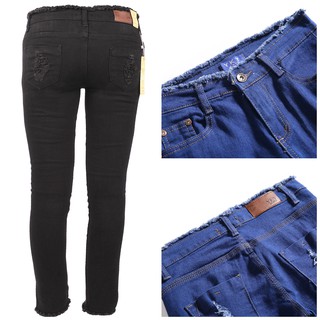 new arrival skinny tattered ripped jeans pants for ladies