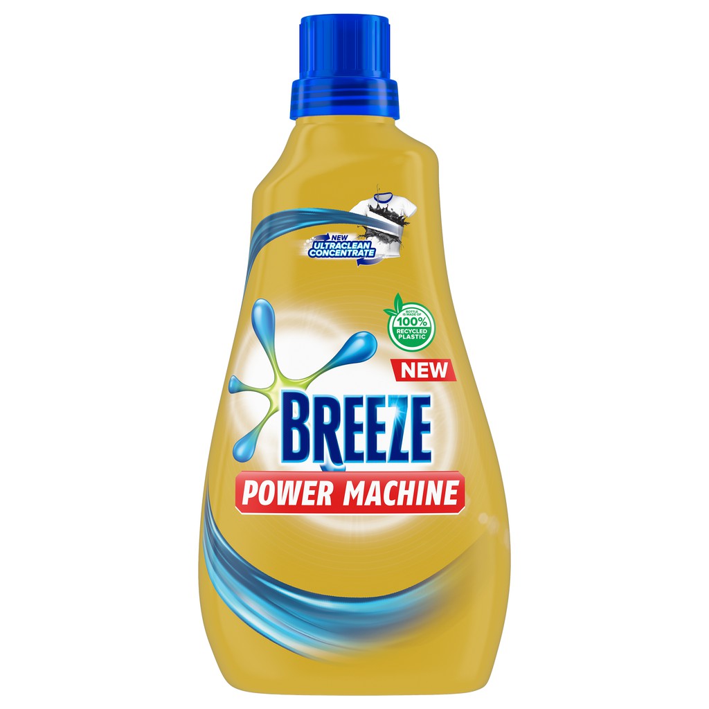 Breeze Power Machine With Ultraclean Concentrate Liquid Detergent 1L