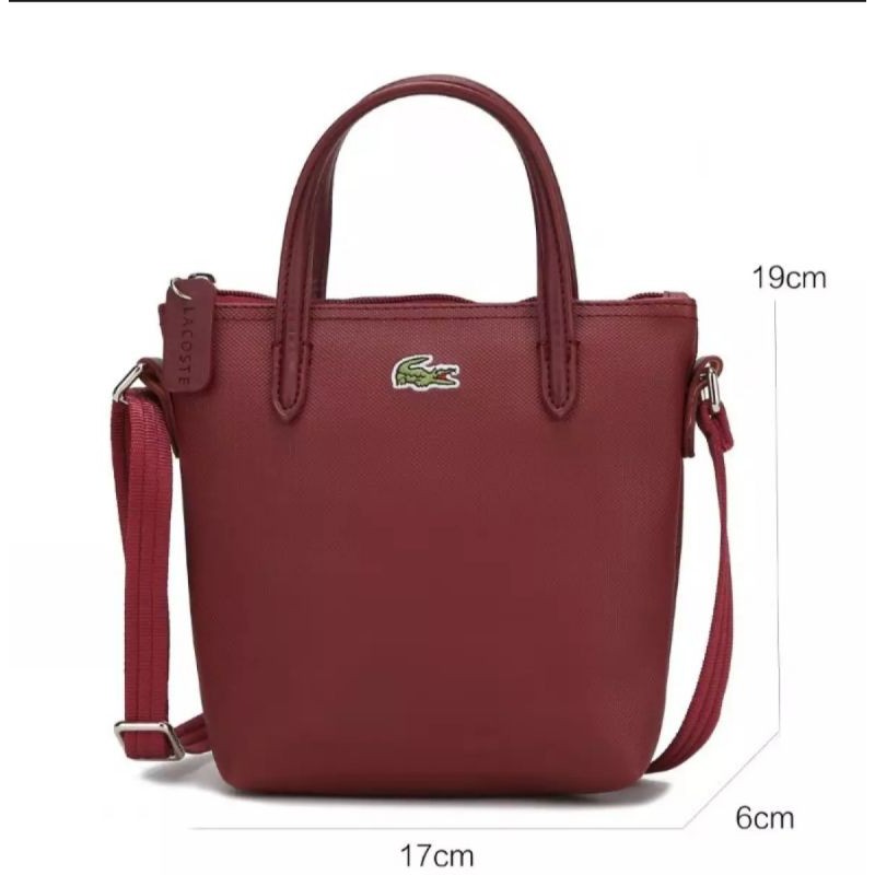 lacoste mini sling bag