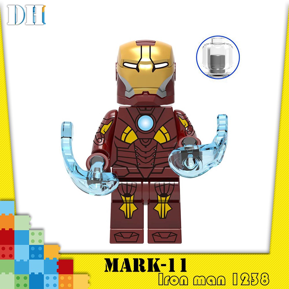 The Avengers Iron Man Mark 11 War Machin Quantum Armor Minifigures Lego Compatible Building Blocks Shopee Philippines