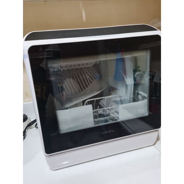 AVA Mini Dishwasher w/ Extra Drying Automatic Countertop w/ FREE Powder Detergent Small