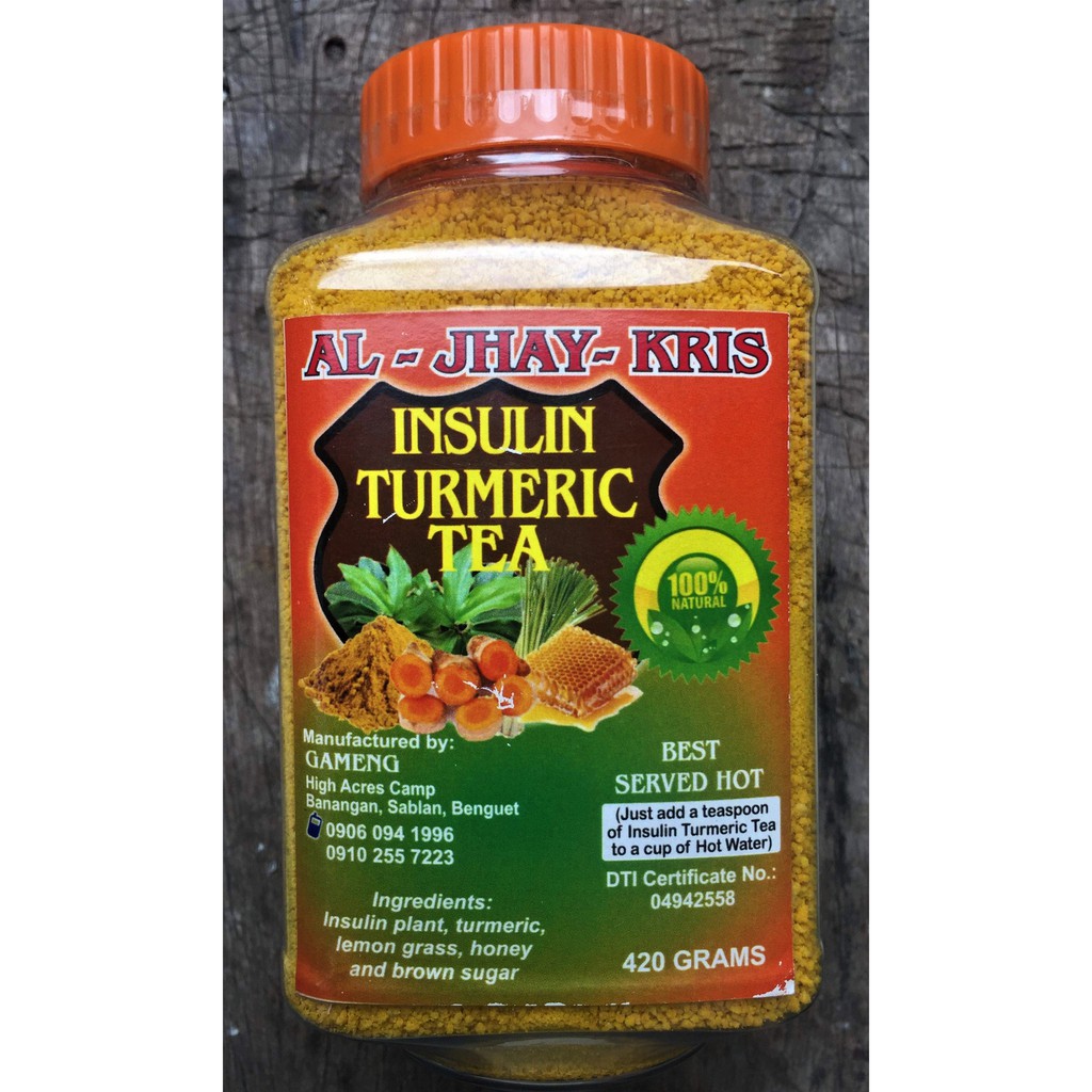 Insulin Turmeric Tea Powder (420g) Shopee Philippines